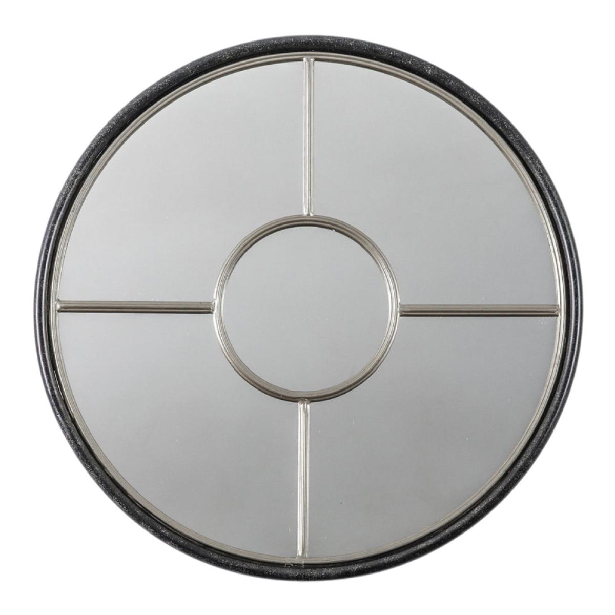 Gallery Interiors Ovesen Mirror Black And Silver / Small – image 2