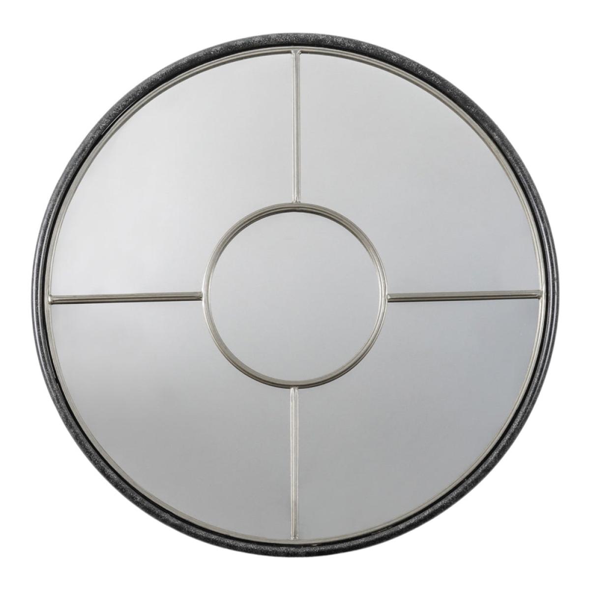 Gallery Interiors Ovesen Mirror Black And Silver / Small – image 3