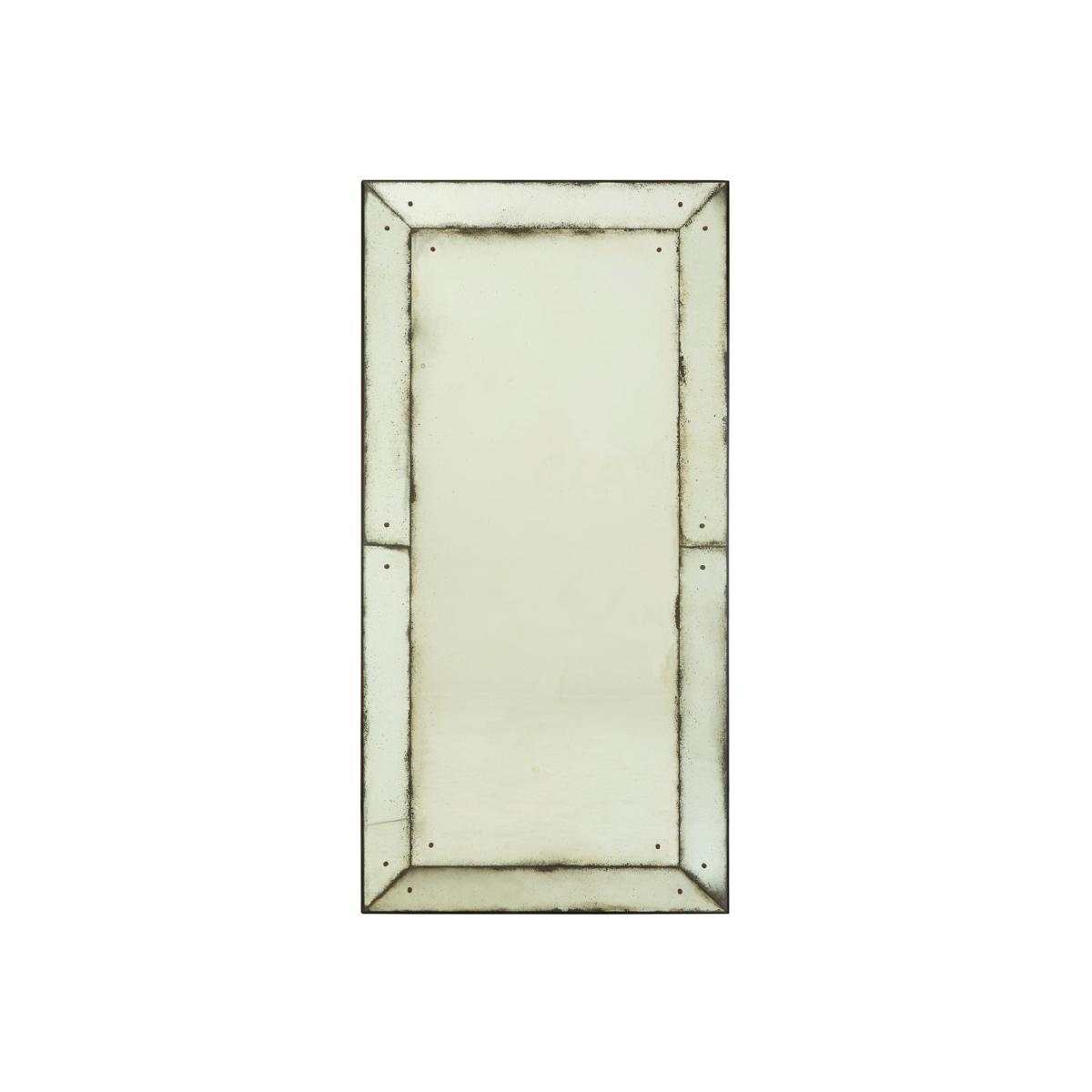 Olivia's Ray Wall Mirror Panelled Grey / Grey – image 1