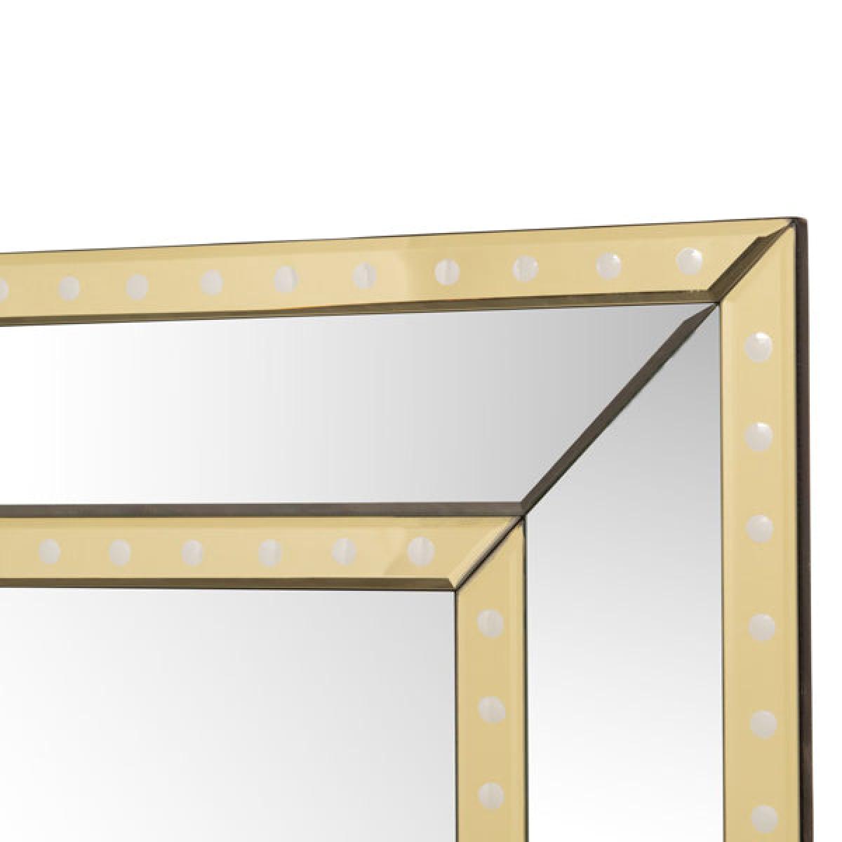 Libra Foxton Rectangular Wall Mirror Gold – image 4