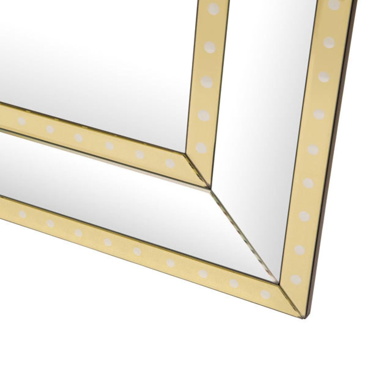 Libra Foxton Rectangular Wall Mirror Gold – image 5