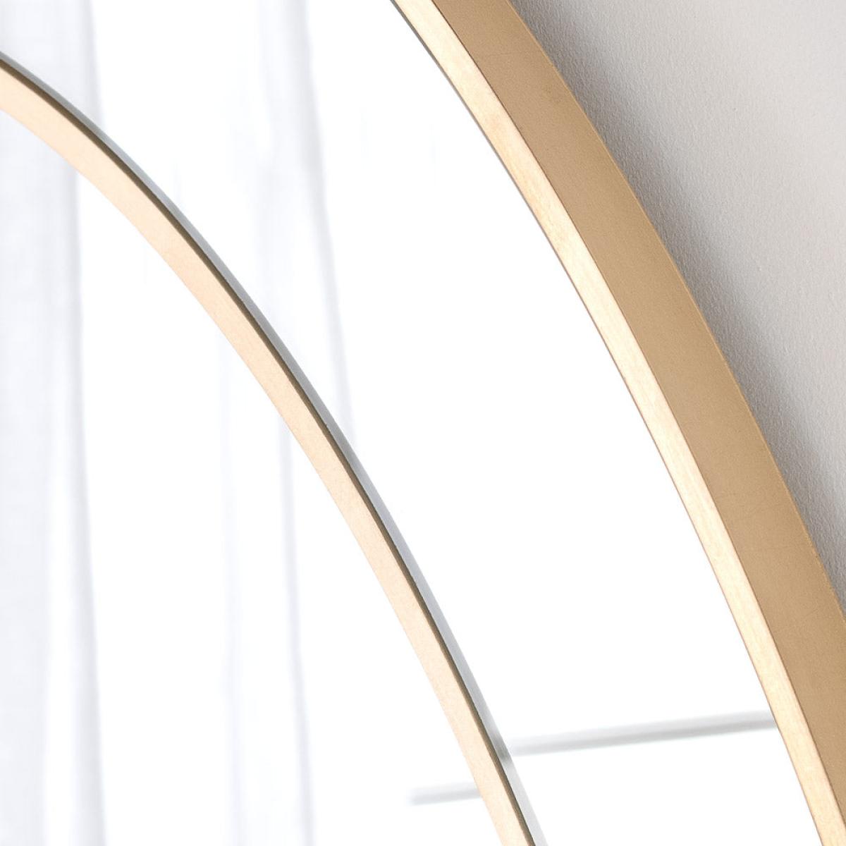 Olivia's Elena Round Mirror in Gold - 80x80cm – image 2