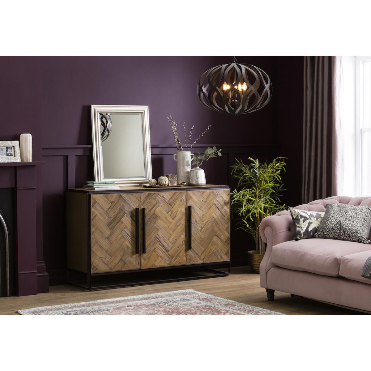 Ryan Small Wall Mirror in Champagne – image 5