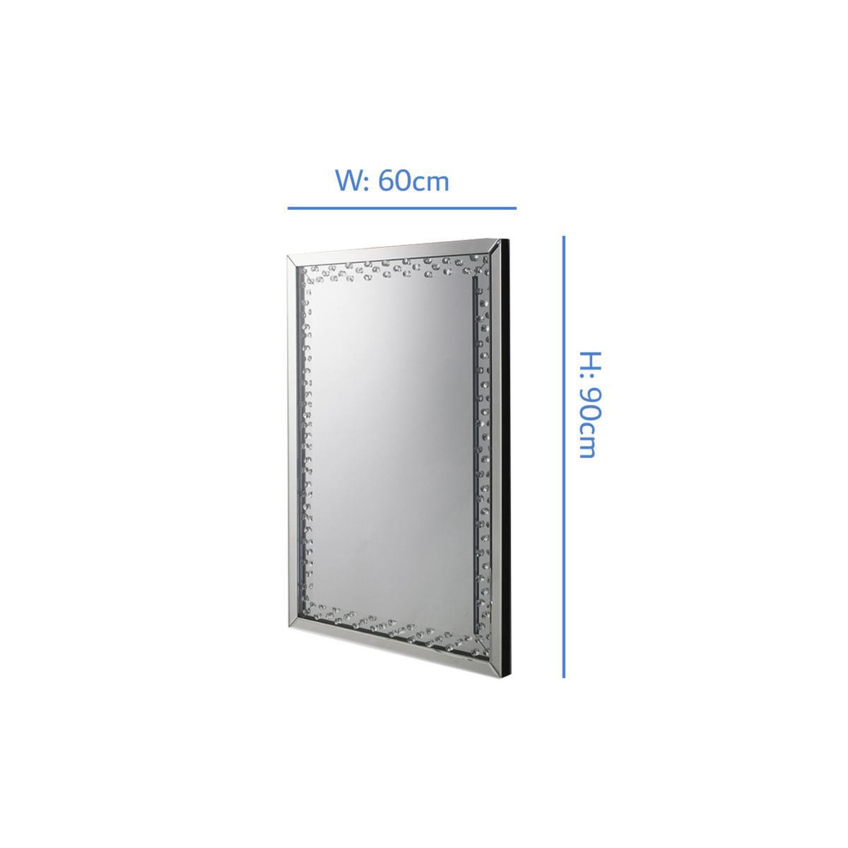 Stewart Small Wall Mirror in Silver – image 5