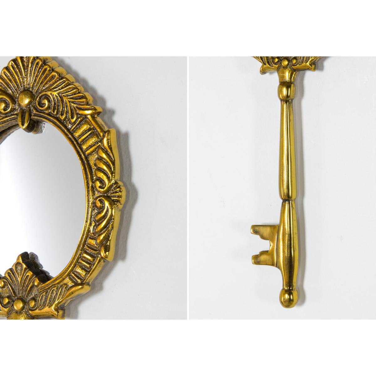 Jolie Decorative Wall Mirror in Antique Gold – image 3
