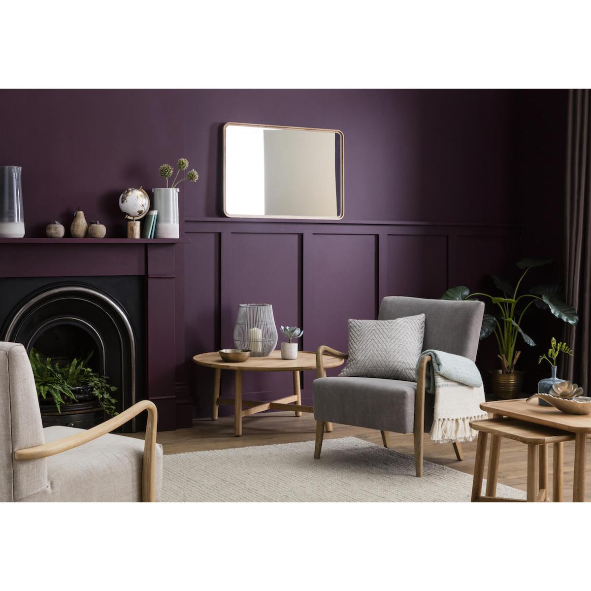 Noranda Oak Wall Mirror – image 2