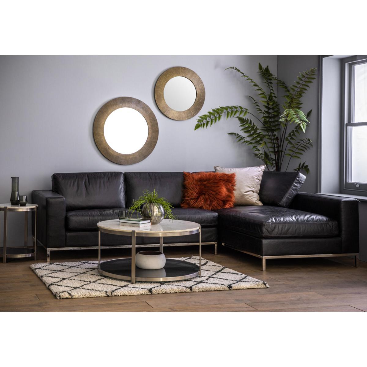 Madden Brass Metal Framed Mirror, Large – image 2