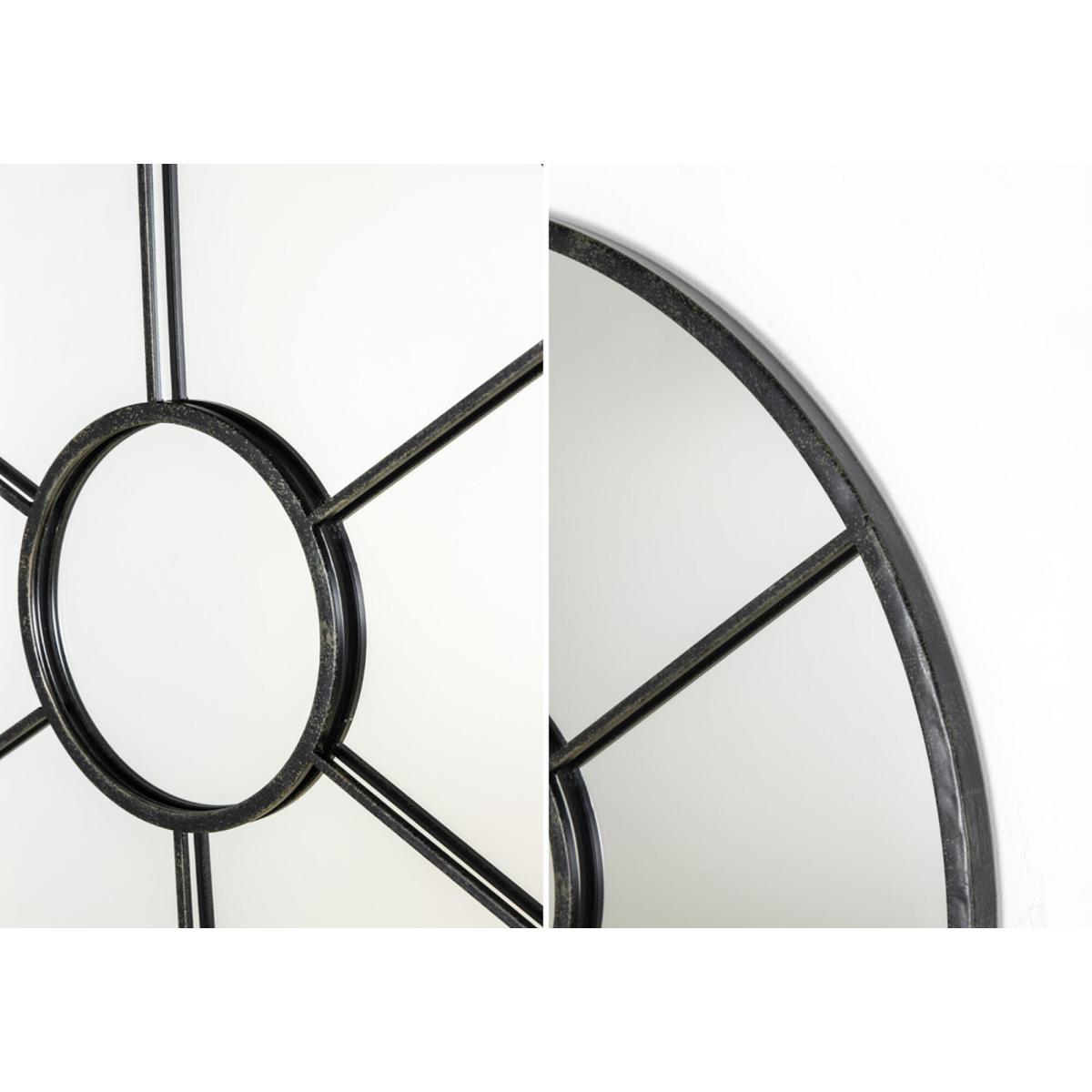 Cartmel Round Mirror in Black – image 4