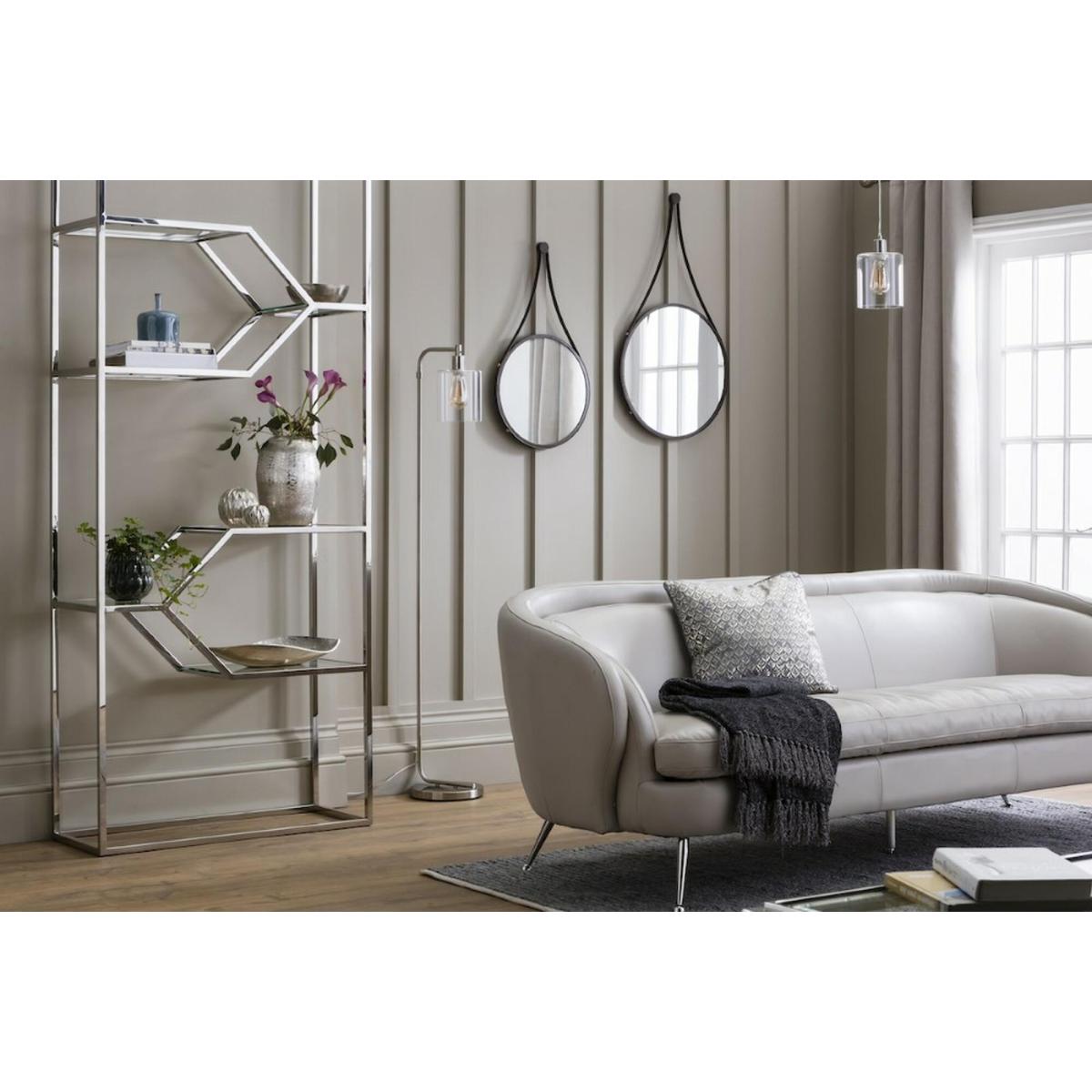 Allie Round Hanging Mirror – image 2