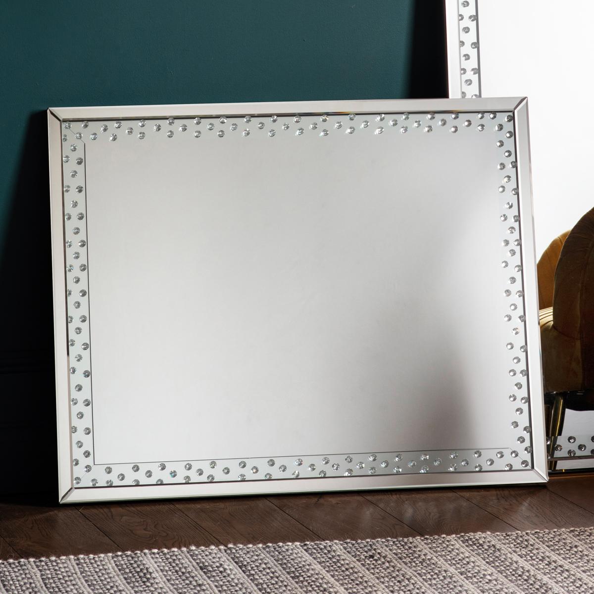 Stewart Large Wall Mirror in Silver – image 2