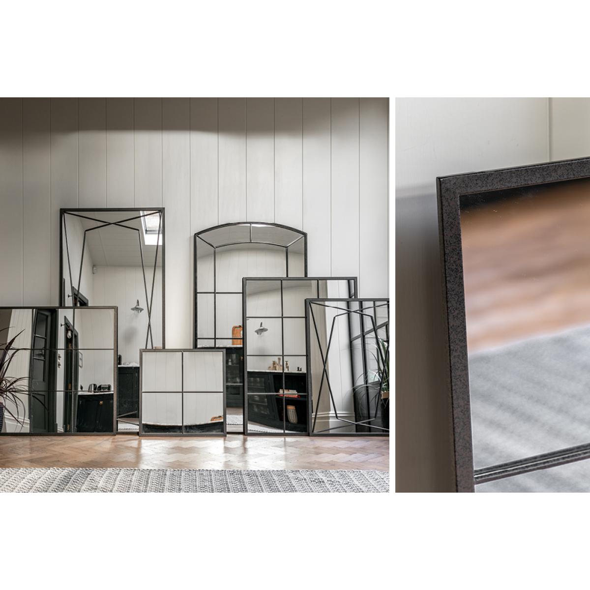 Mullion Mirror in Black - Medium – image 3