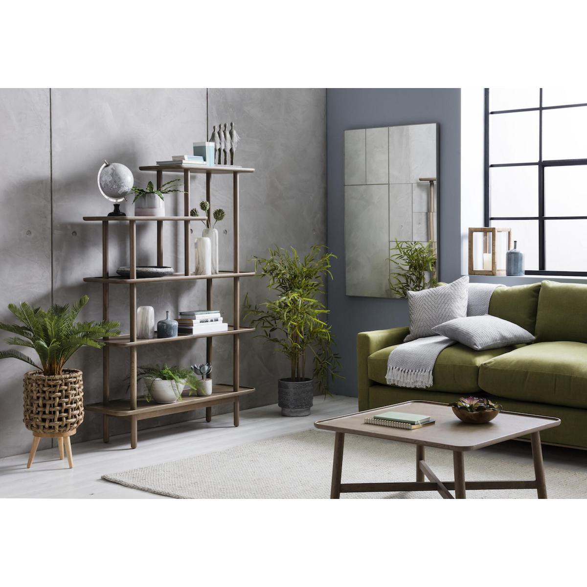 Norman Panelled Wall Mirror in Silver – image 2