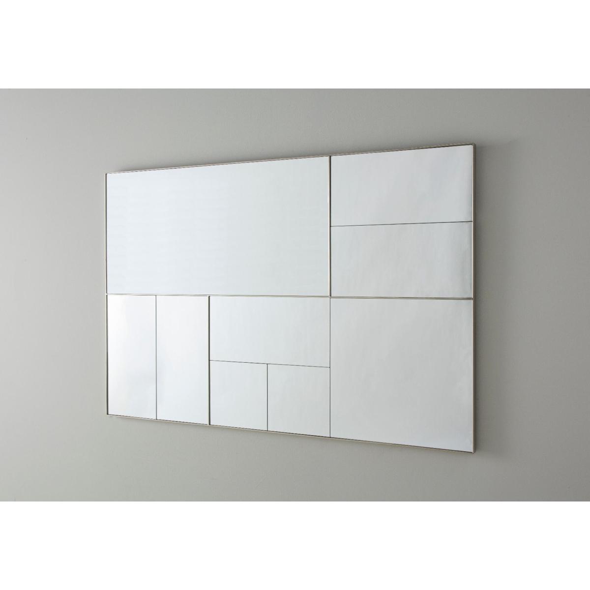 Norman Panelled Wall Mirror in Silver – image 3