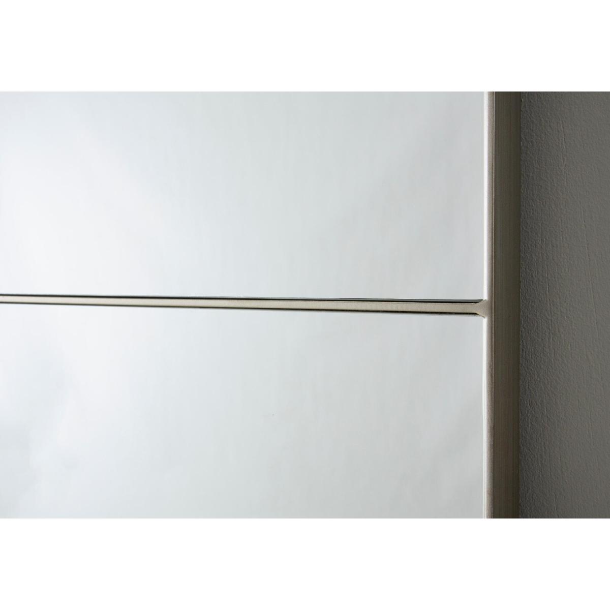Norman Panelled Wall Mirror in Silver – image 4