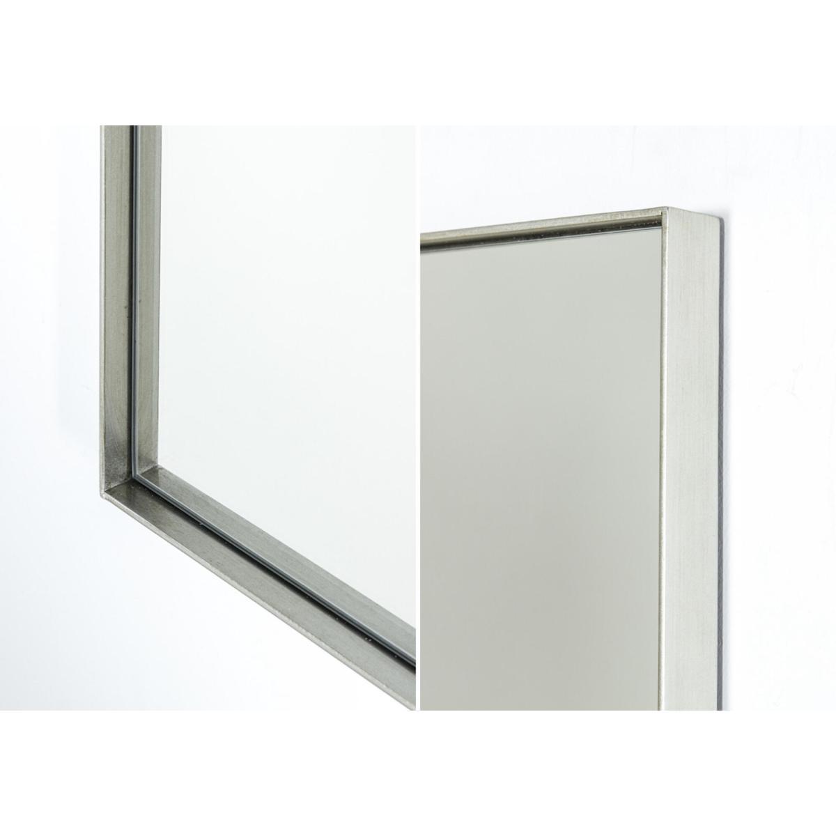 Quentin Silver Rectangular Wall Mirror – image 4