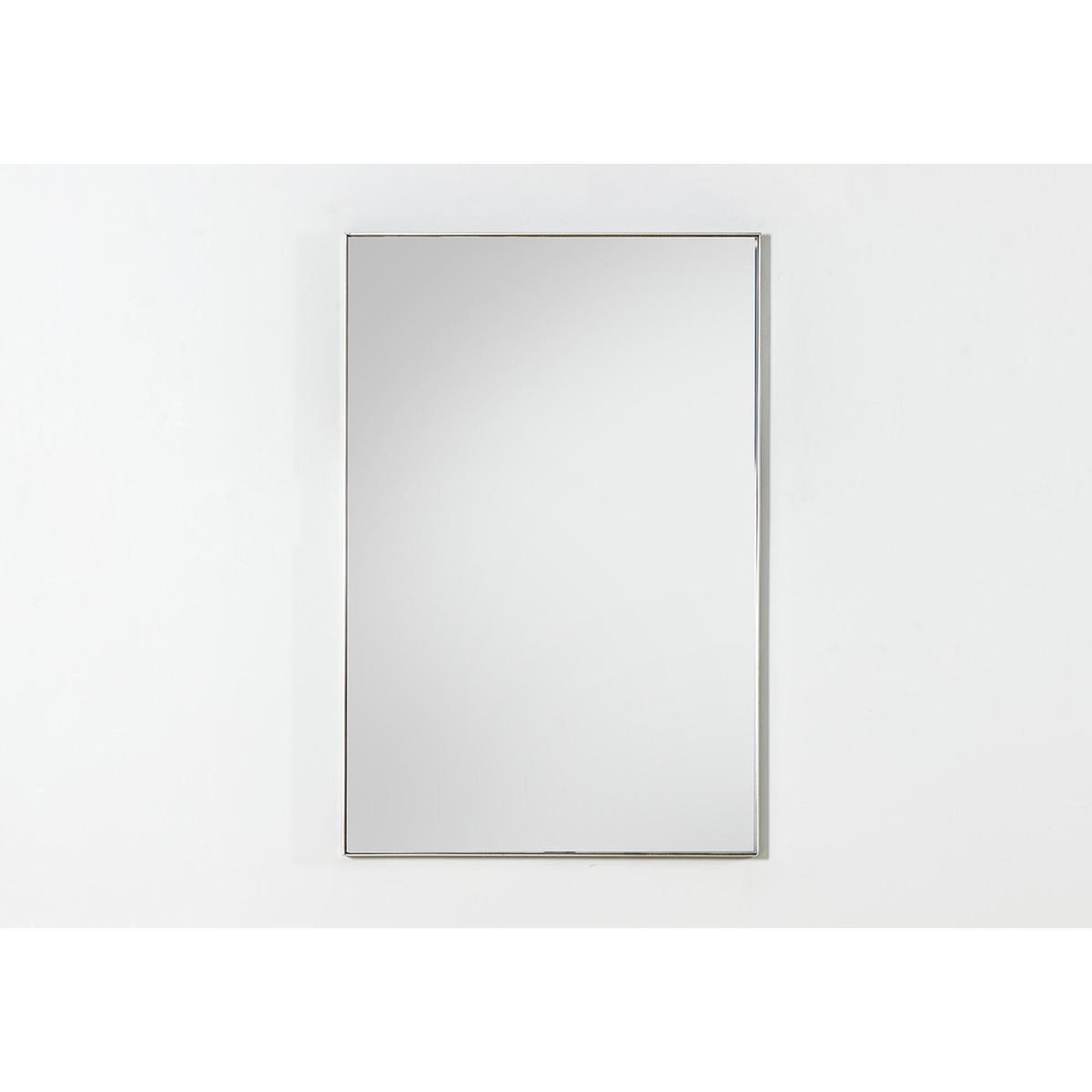 Quentin Silver Rectangular Wall Mirror – image 1