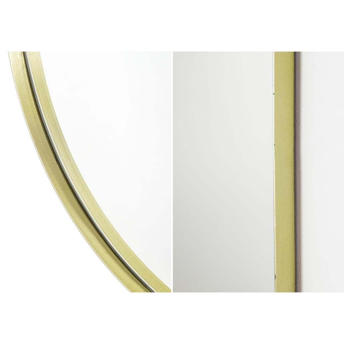 Quentin Champagne Elliptical Wall Mirror – image 3