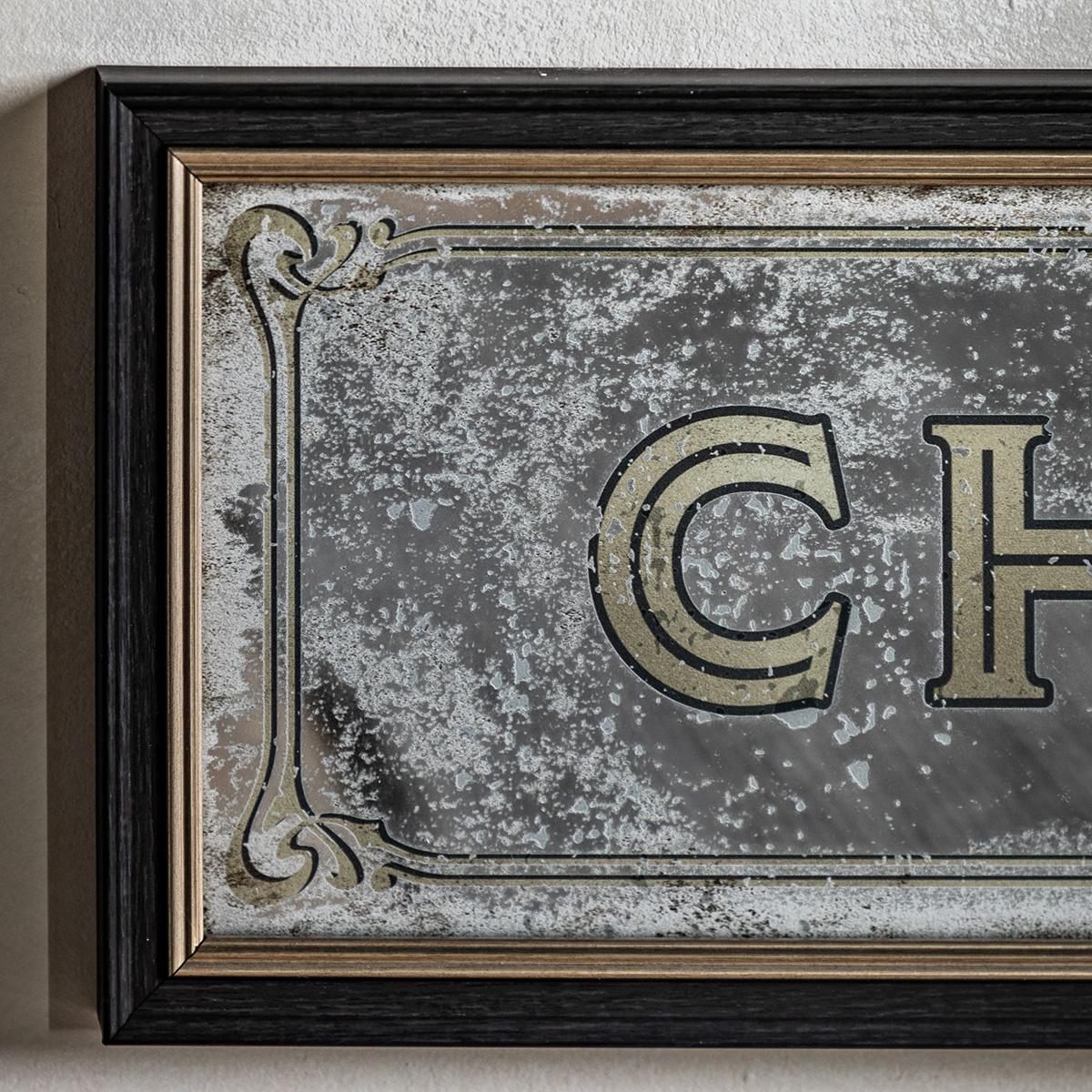 Retro Champagne Mirror – image 3