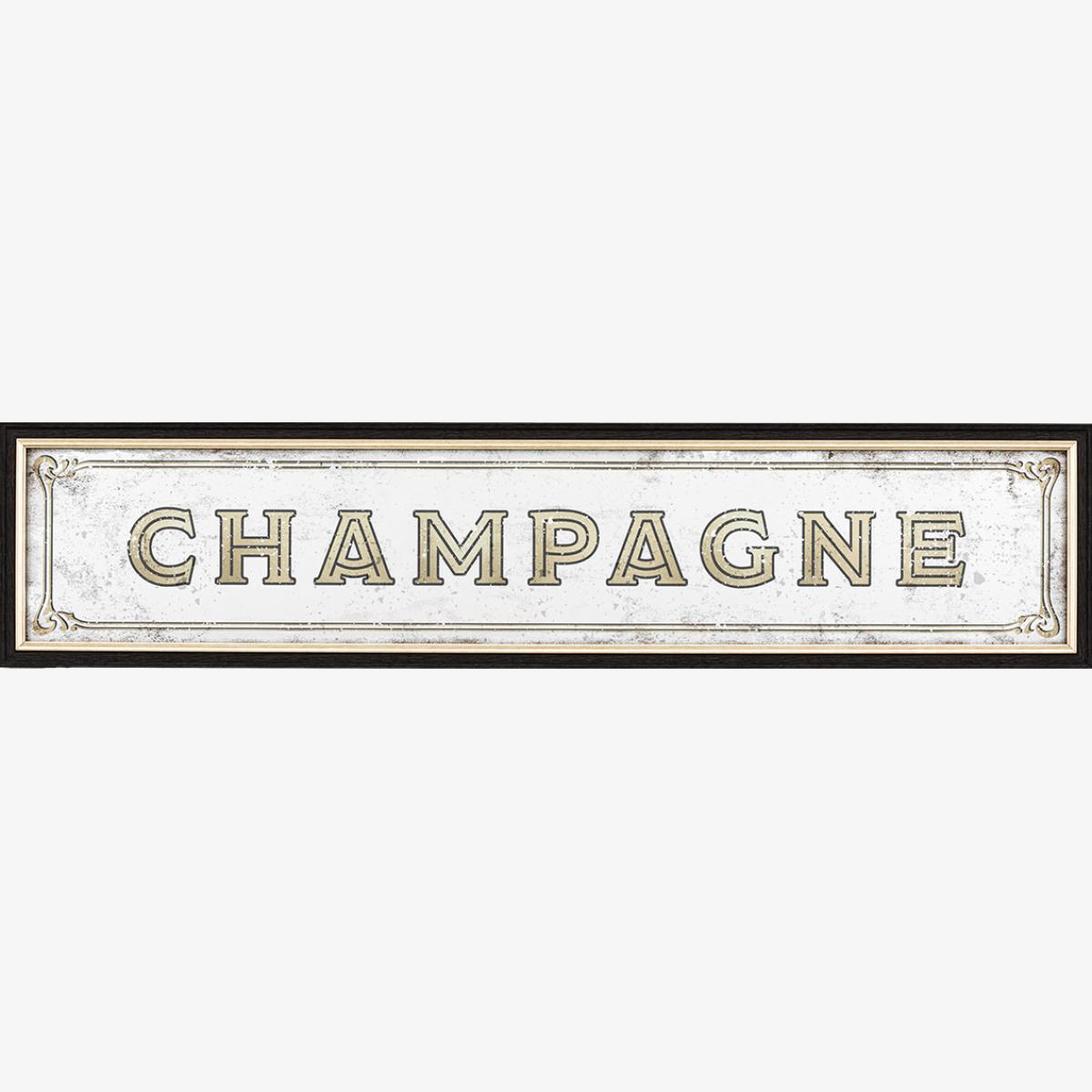 Retro Champagne Mirror – image 1