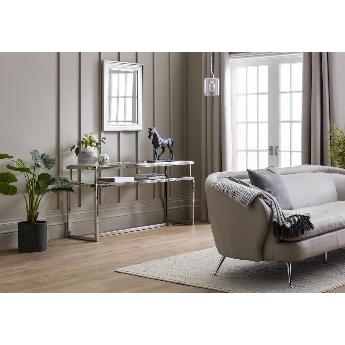 Chase Small Wall Mirror in Champagne – image 2