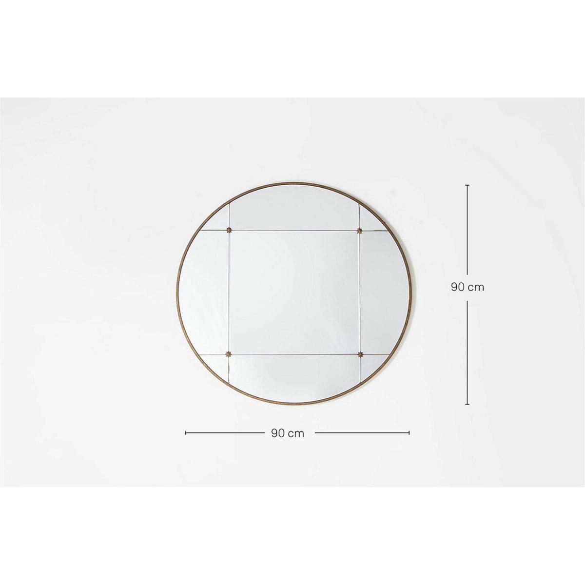Ayla Round Mirror in Harvest Bronze – image 4