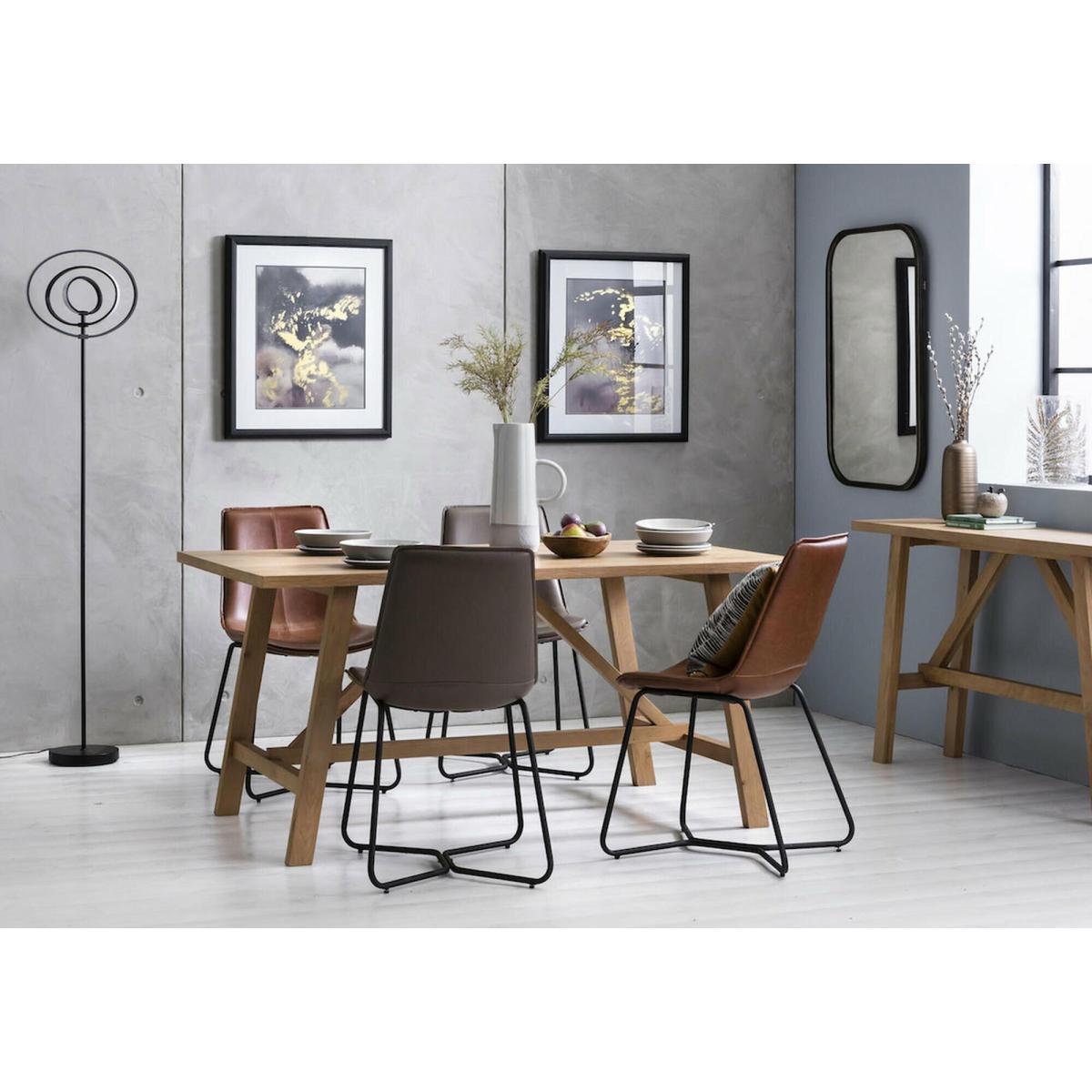 Morden Wall Mirror in Black – image 2