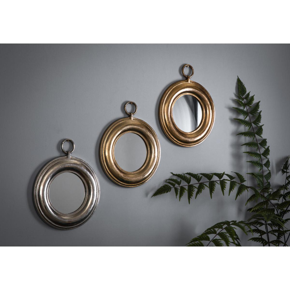 Gigi Mirror in Champagne and Silver – image 2
