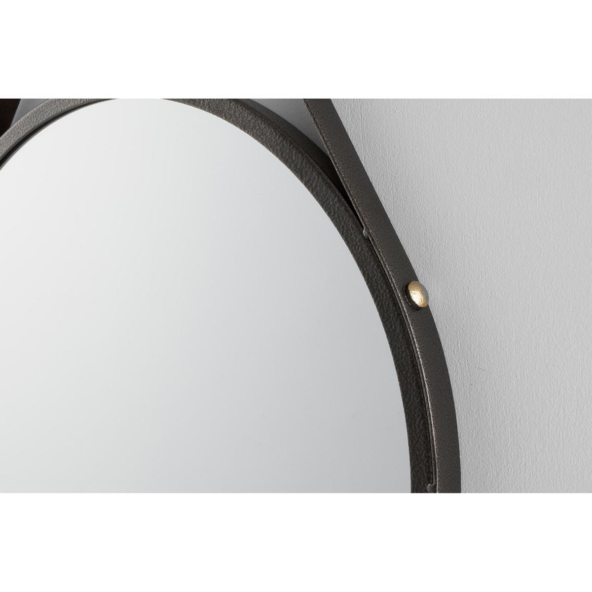 Allie Round Hanging Mirror, Large – image 4