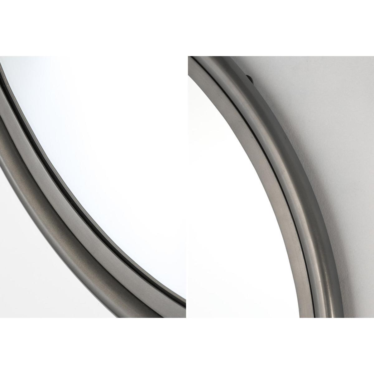 Morgan Large Round Wall Mirror in Old Silver – image 3