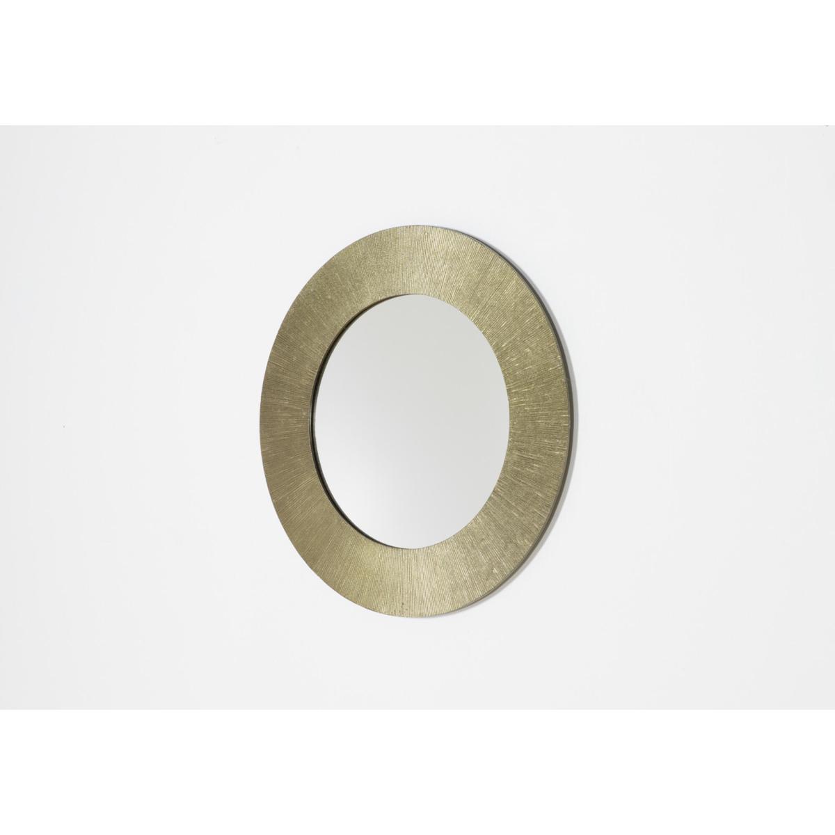 Madden Brass Metal Framed Mirror, Small – image 4