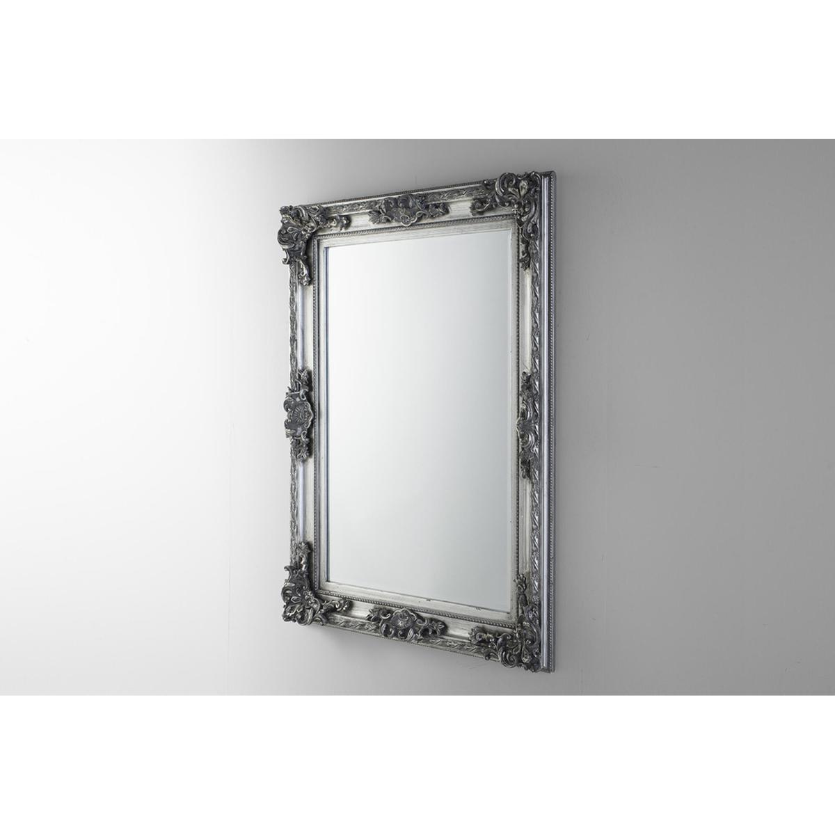 Phillip Wall Mirror in Silver – image 3