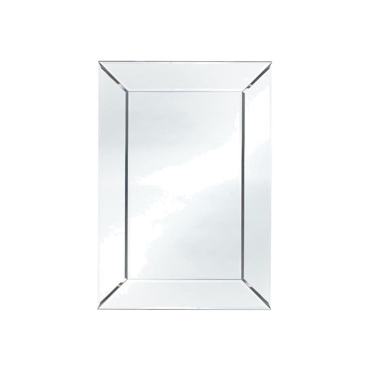 Oblong Panelled Wall Mirror – image 1