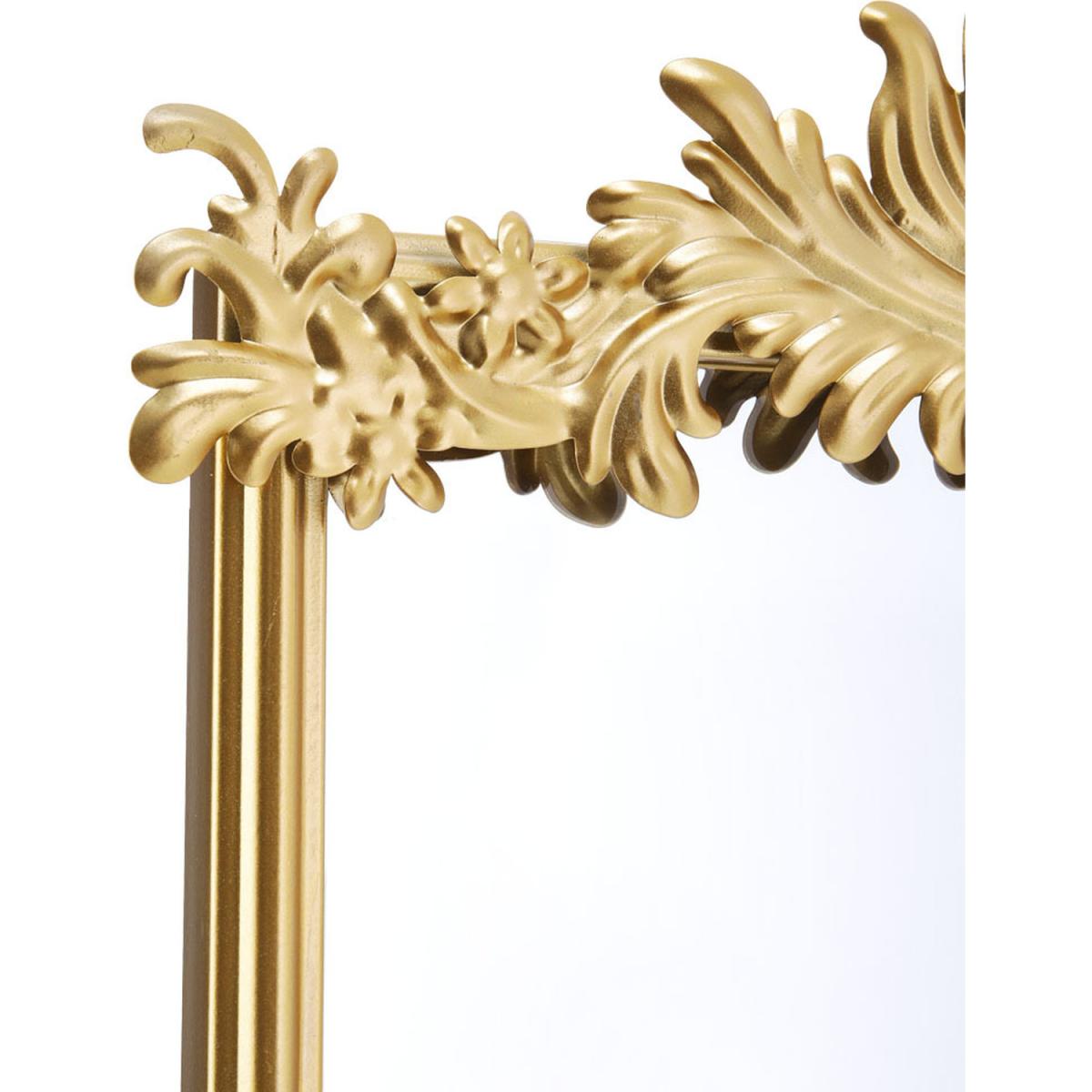 Gold Metal Ornate Full-Length Mirror - Gold – image 4