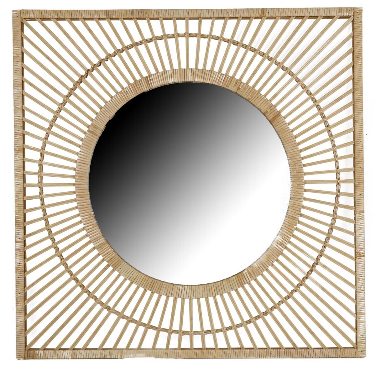 Navaree Rattan Effect Mirror – image 2
