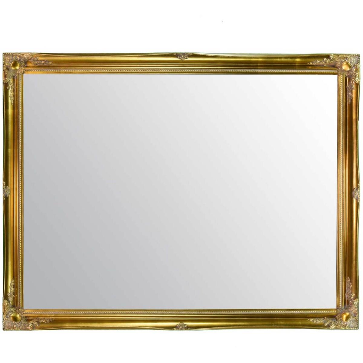 Hamilton Vintage Gold Antique Design Wide Wall Mirror 137 x 106cm - Gold – image 2