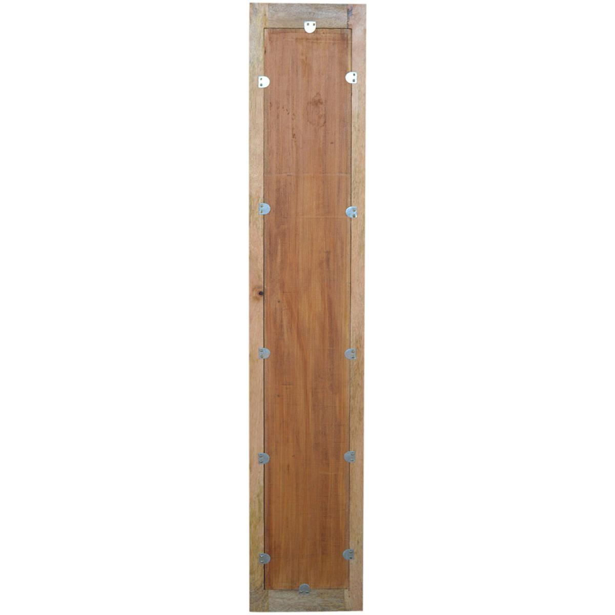 Rectangular Wooden Frame with Mirror - Brown – image 4