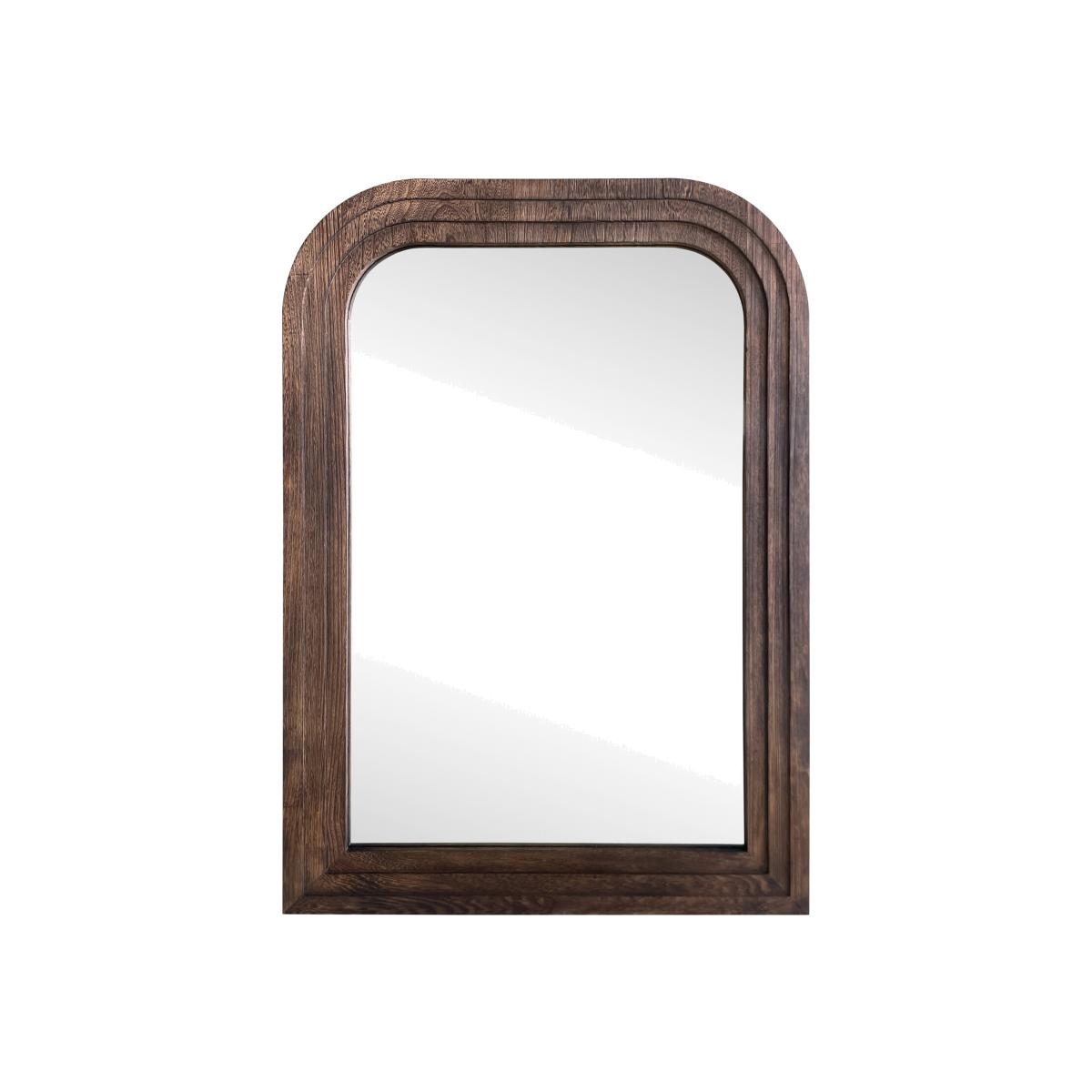 Harper Wooden Arch Mirror - Brown