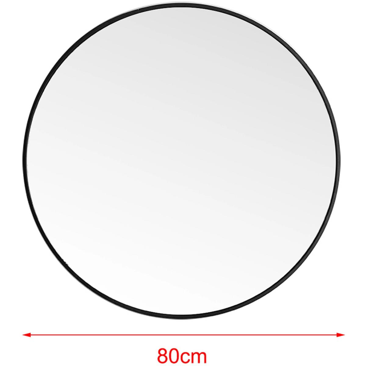 Round Wall Mirror  - Black / 80cm – image 2