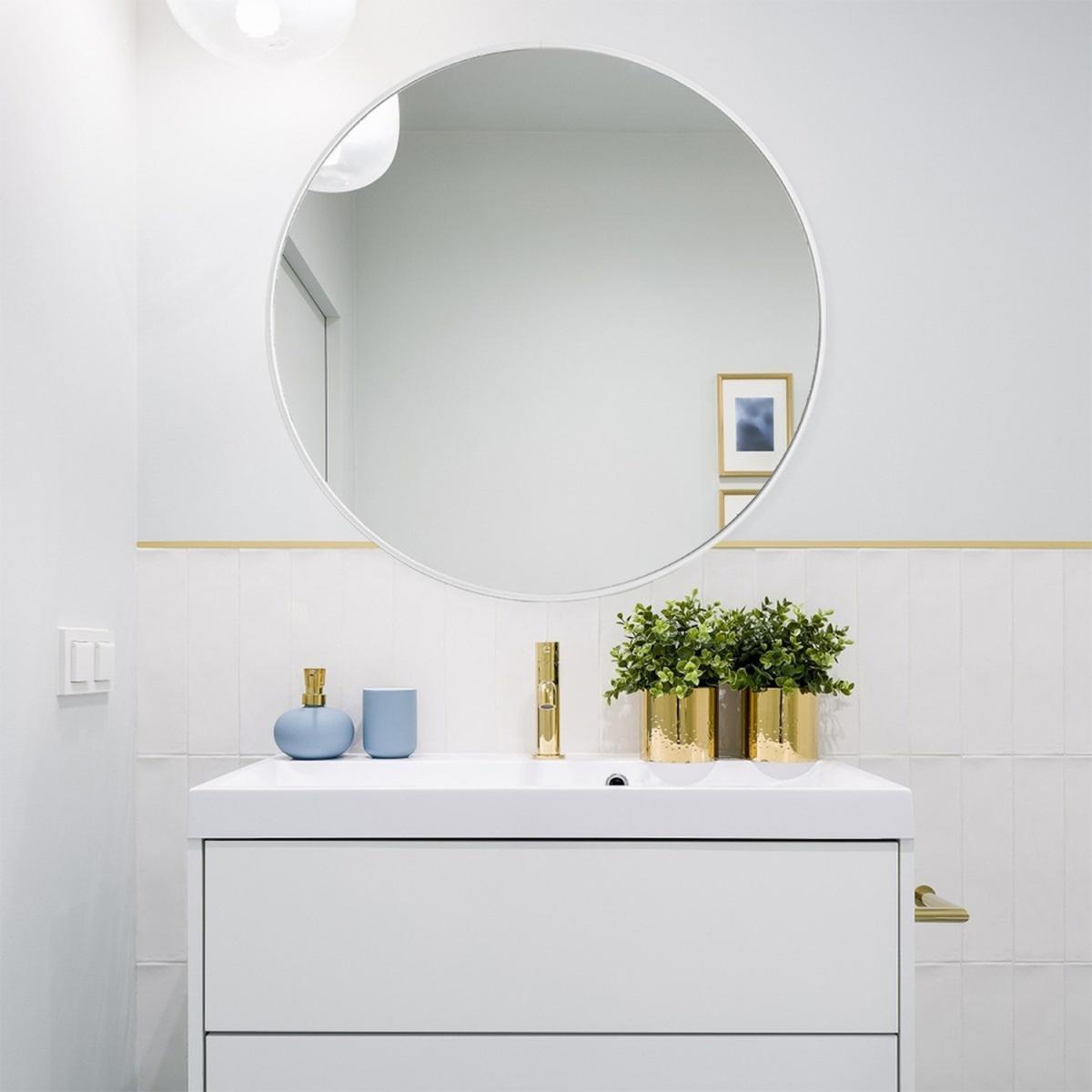 Round Wall Mirror  - Black / 80cm – image 13