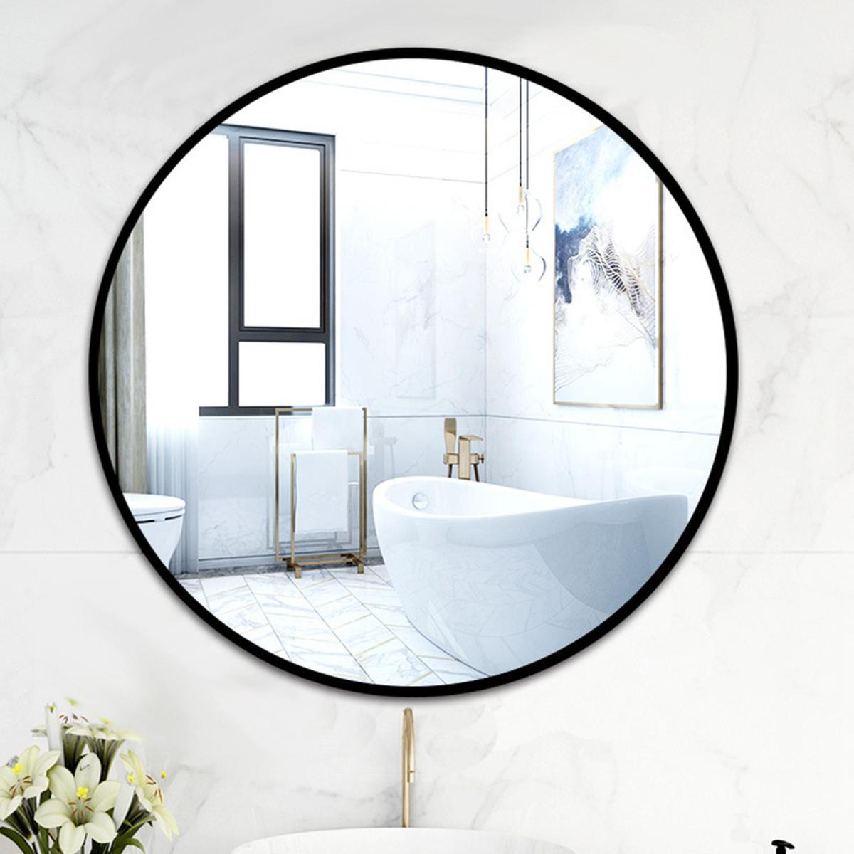 Round Wall Mirror  - Black / 80cm – image 4