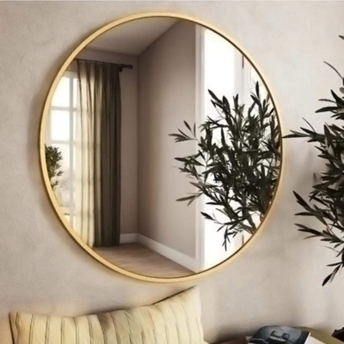 Round Wall Mirror  - Black / 80cm – image 8