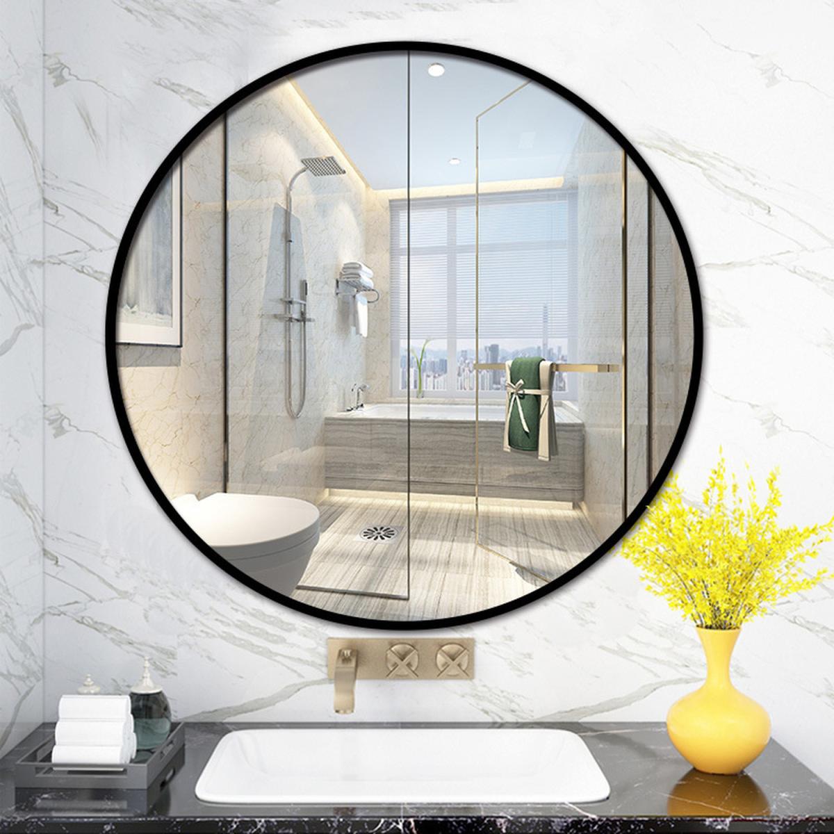 Round Wall Mirror  - Black / 80cm – image 9