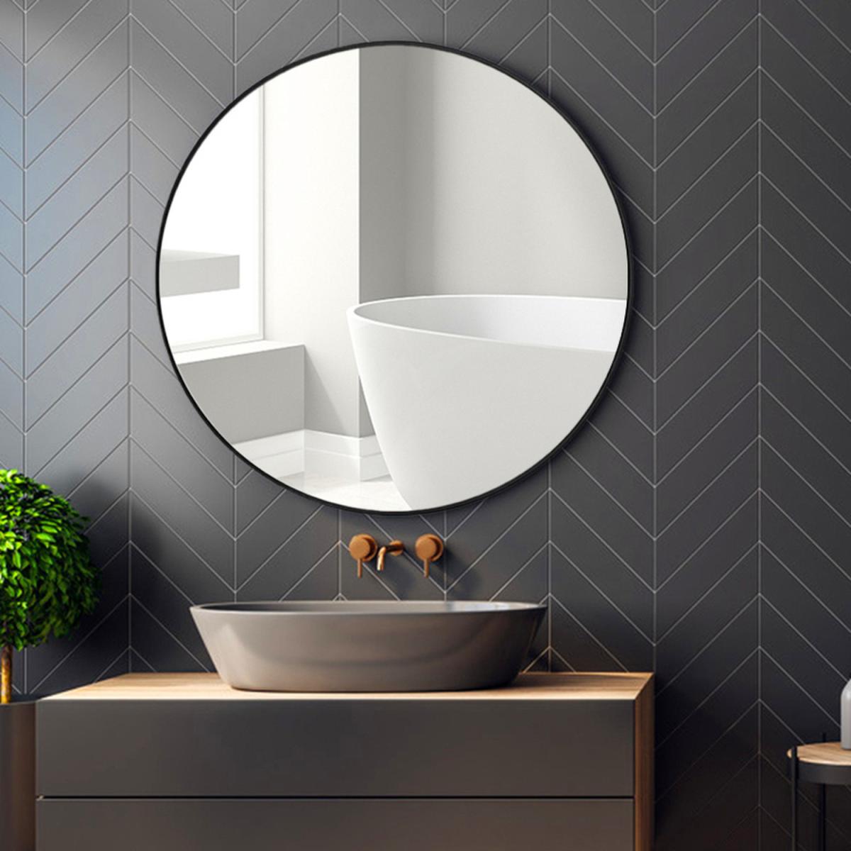 Round Wall Mirror  - Black / 80cm – image 10