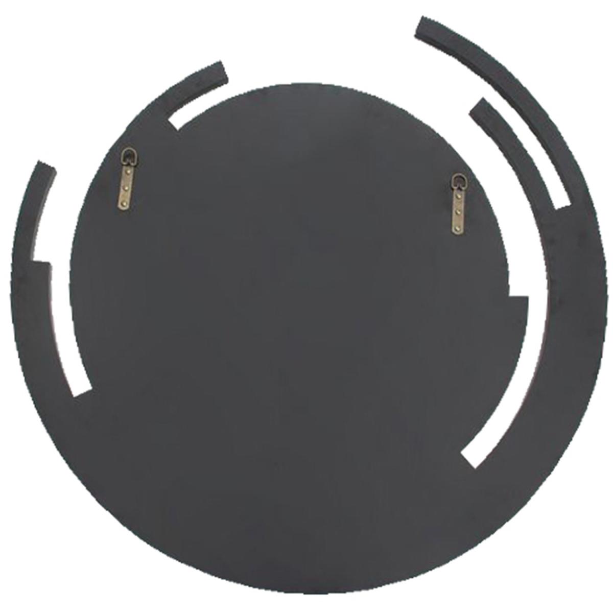Accent Wall Mirror for Living Room Furniture, Round Wall Mirror In Chrome - Silver Chrome – image 3