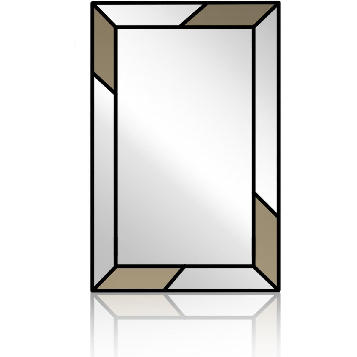 Handmade Bronze Wall Mirror - Black – image 2