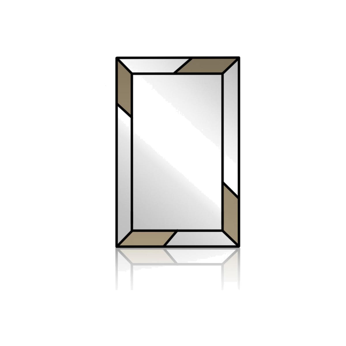 Handmade Bronze Wall Mirror - Black – image 1