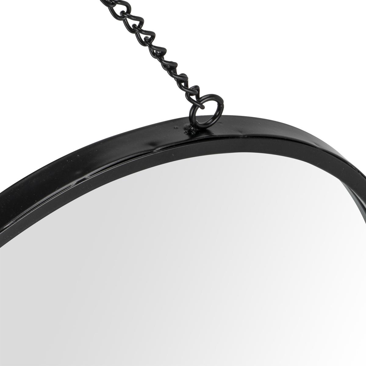 Framed Black Heart Mirror – image 2