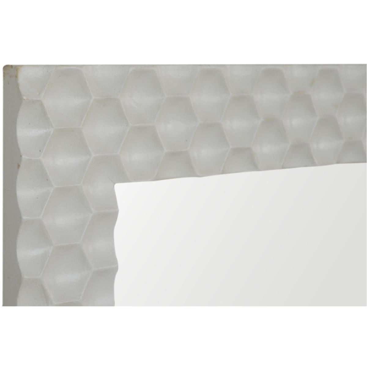 Furniture Honeycomb Mirror - White – image 5