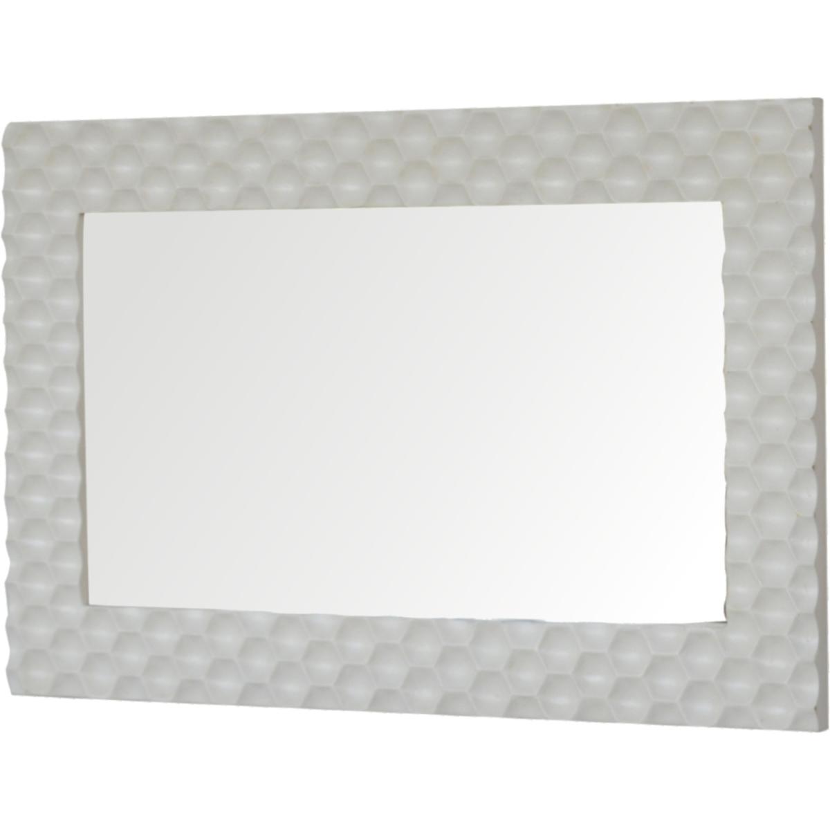 Furniture Honeycomb Mirror - White – image 7