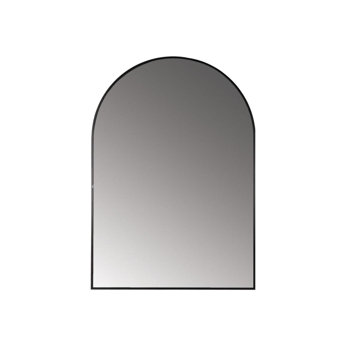 Black Metal Arch Mirror – image 1